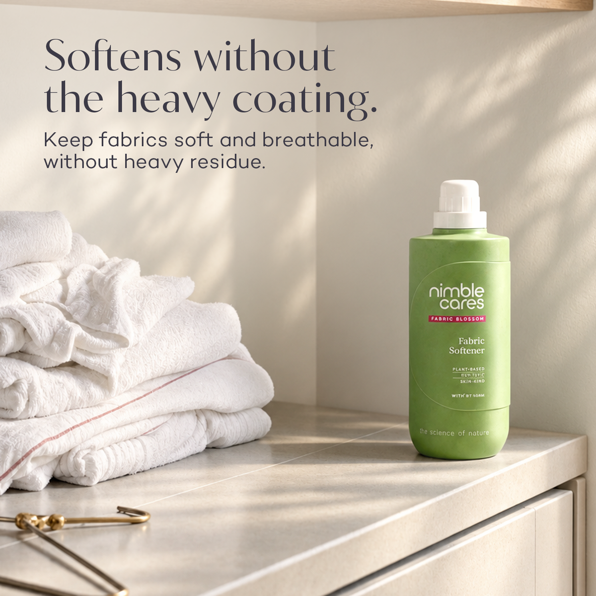 Fabric Softener: Plant-Based. Non-Bio. Skin-Kind.