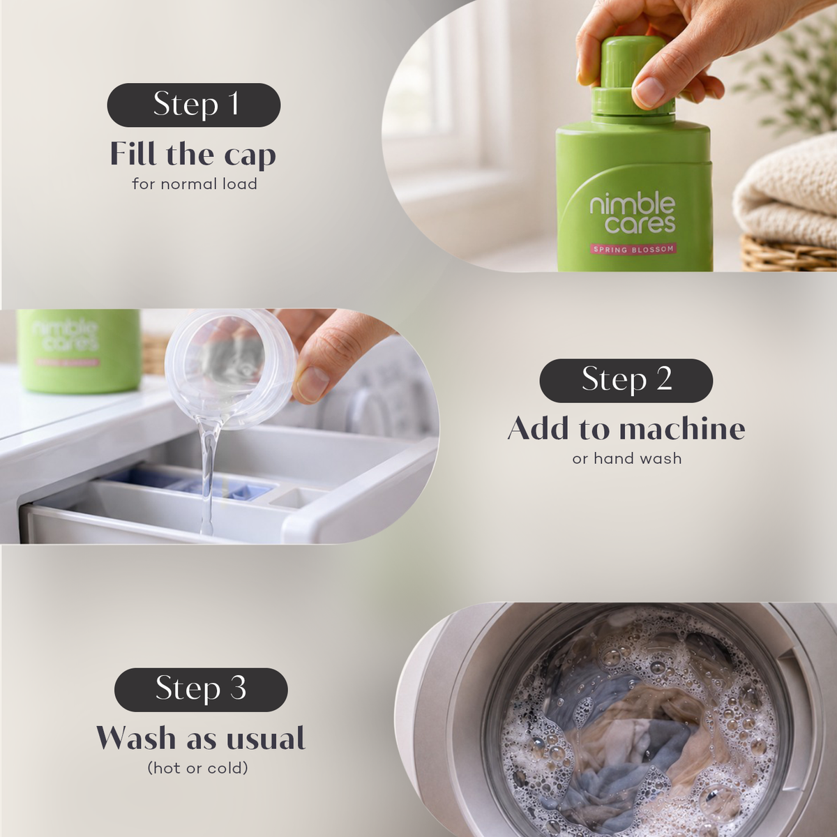 Laundry Detergent: Plant-Based. Dermatologically tested, Skincare Grade
