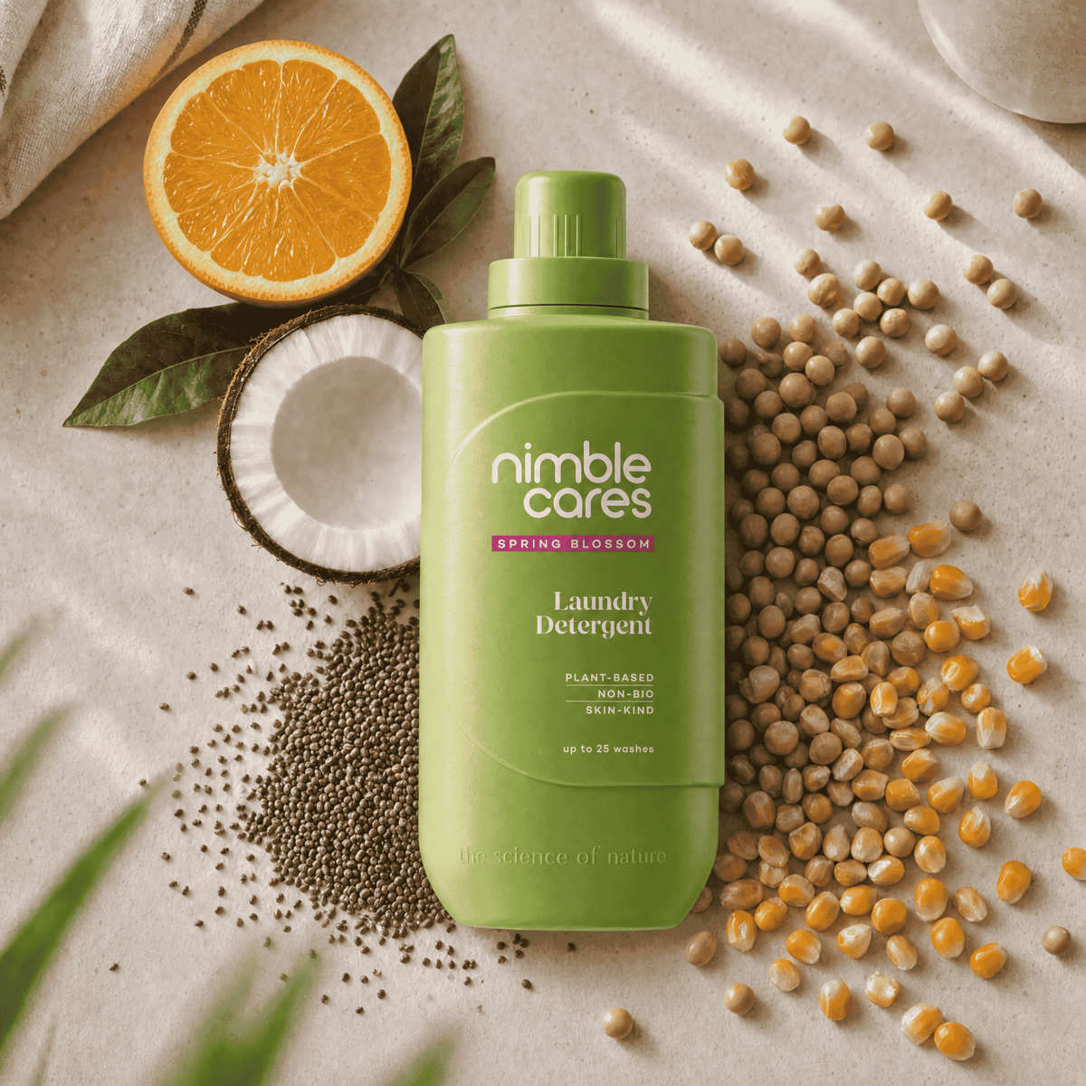 Laundry Detergent: Plant-Based. Dermatologically tested, Skincare Grade