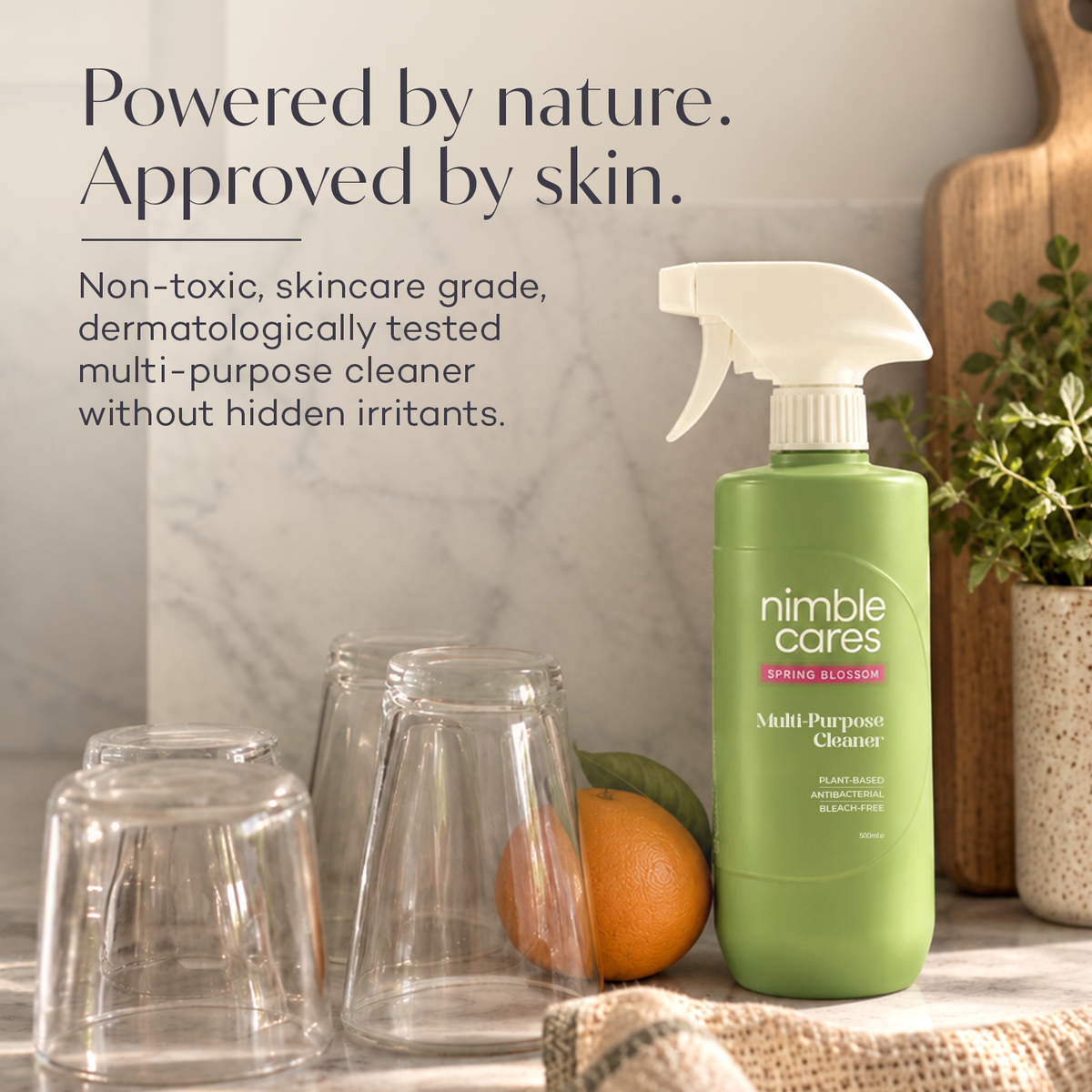 Multi-Purpose Cleaner: Plant-Based. Toxin-Free.