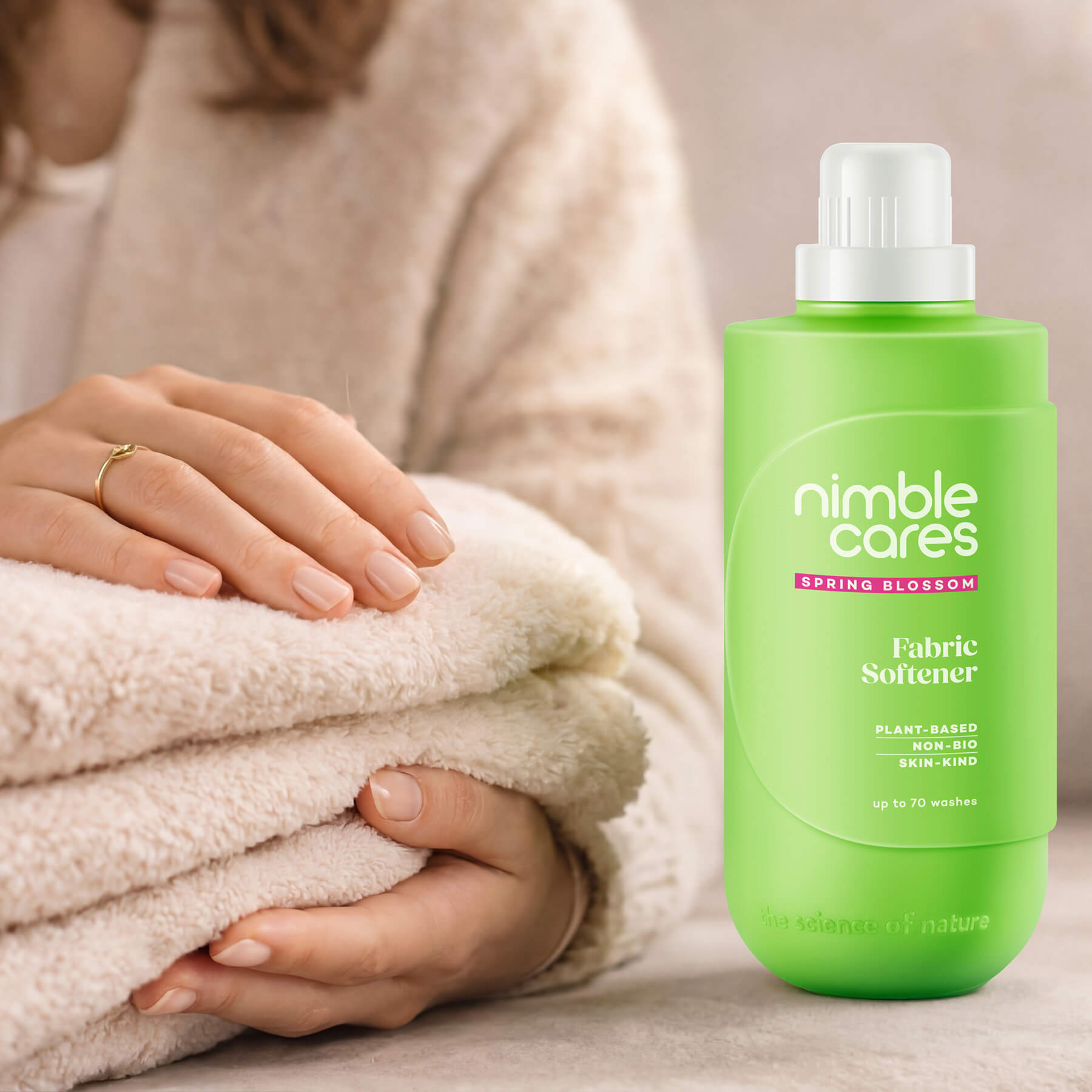 Fabric Softener Plant Based. Non Bio. Skin Kind.