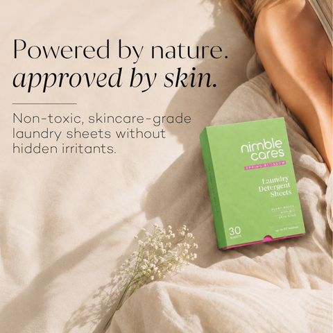 Laundry Detergent Sheets: Plant-Based. Derma Tested. Skincare Grade