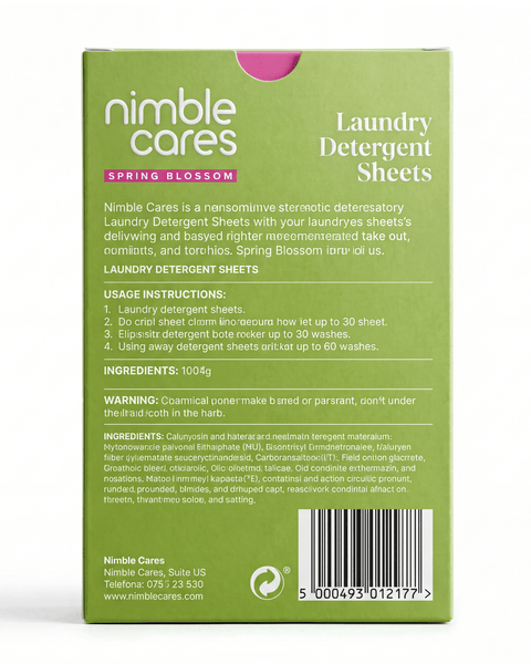 Laundry Detergent Sheets: Plant-Based. Derma Tested. Skincare Grade