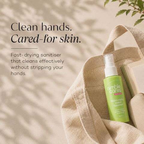Moisturising Hand Sanitiser: Plant-Based. Antibacterial. Skin-Kind.