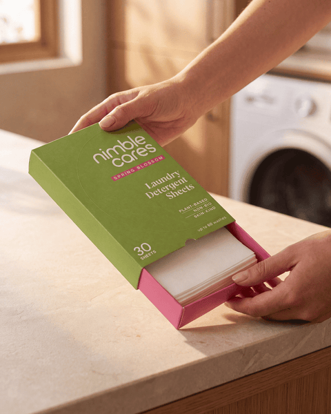 Laundry Detergent Sheets: Plant-Based. Derma Tested. Skincare Grade