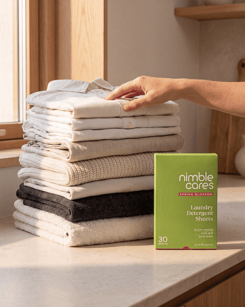 Laundry Detergent Sheets: Plant-Based. Derma Tested. Skincare Grade