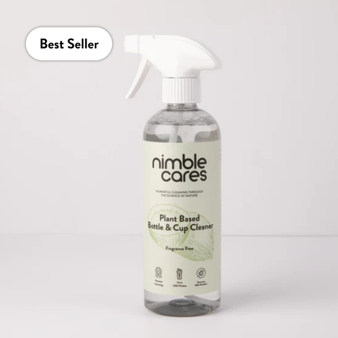 Bottle & Cup Cleaner: Plant-Based. No Scrubbing. Bleach-Free.