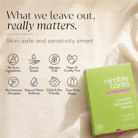 Laundry Detergent Sheets: Plant-Based. Non-Bio. Skin-Kind.