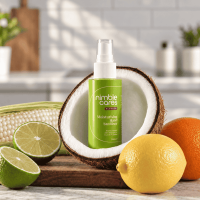 Moisturising Hand Sanitiser: Plant-Based. Antibacterial. Skin-Kind.