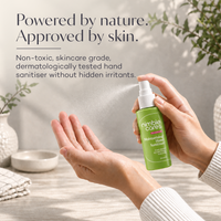 Moisturising Hand Sanitiser: Plant-Based. Antibacterial. Skin-Kind.