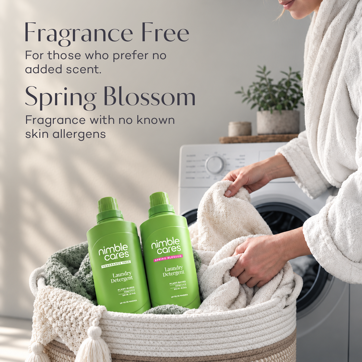 Laundry Detergent: Plant-Based. Dermatologically tested, Skincare Grade
