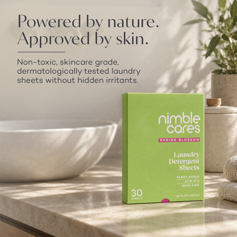 Laundry Detergent Sheets: Plant-Based. Derma Tested. Skincare Grade